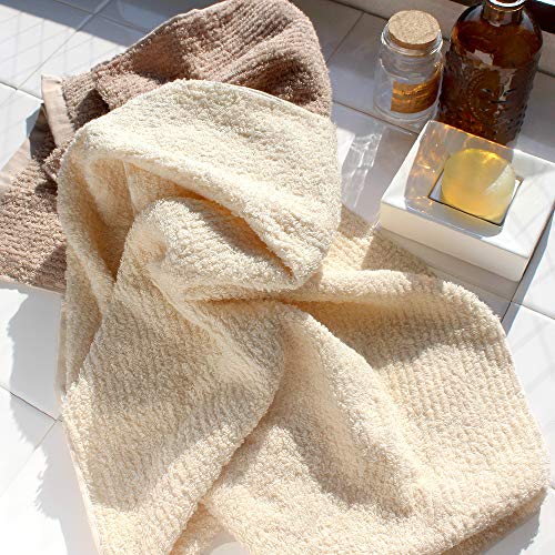 Imabari Towel Quick-Dry Towel, Soft and Highly Absorbent, Air&Thin - 3 Piece Hand Towel Sets, Lavender