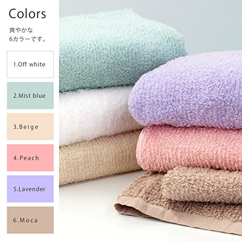 Imabari Towel Quick-Dry Towel, Soft and Highly Absorbent, Air&Thin - 3 Piece Hand Towel Sets, Lavender