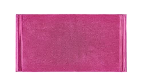 Kate Spade New York Scallop Pleat 580 GSM Terry 1 Piece Wash Cloth, 13 x 13 Inches, 100% Cotton (Magenta Frost)