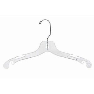 only hangers children's clear plastic dress hanger-14 (25)