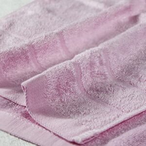 Wokaku Washcloths-for-Washing-Face-Skin-Friendly-Towels-Hand-Towels-Wash-Cloths-Highly-Absorbent-and-Quick-Dry-Face-Towels (Pink)