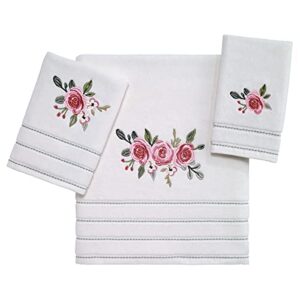 Avanti Linens - Fingertip Towel, Soft & Absorbent Cotton Towel (Spring Garden Collection)