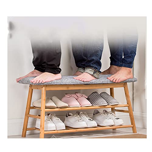 Tyewmiy Free Standing Shoe Racks Shoe Rack, CShoe Changing Stool, Home can sit Shoe Cabinet, Living Room entryway Storage Stool, Shoe Bench