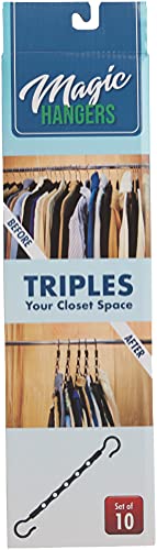 Closet Complete Magic Cascading Hangers, TV Item, Set of 10