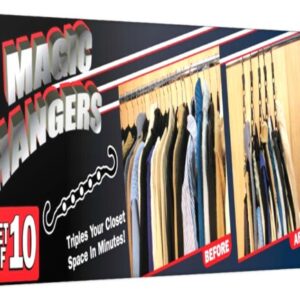 Closet Complete Magic Cascading Hangers, TV Item, Set of 10