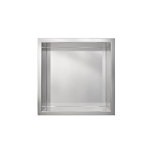 Odass Shower Niche 12" X 12" NO Tile Needed Square Stainless