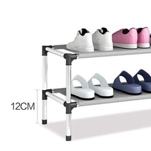 DINGZZ Simple Shoe Rack, Dormitory Multilayer Simple Shoe Rack, Household Capacity, Multifunctional Stainless Steel