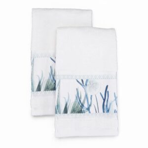 hand towels - ocean reef bathroom collection - set of 2