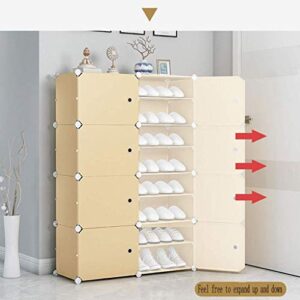 DINGZZ Multi-Layered Shoe Cabinet, Student Assembled Shoe Shelf, Durable Bedroom Multi-Level Household