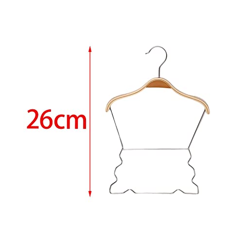 ＫＬＫＣＭＳ Wire Body Shape Swimwear Hangers Coat Storage Organizer Dress Swimsuit Lingerie Display for Laundry Collection Show Bedroom Drying Wardrobe , Height 26cm