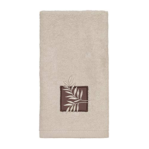 Avanti Linens - Fingertip Towel, Soft & Absorbent Cotton Towel (Serenity Collection, Beige)