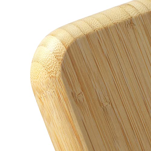 Bamboo Vanity Tray, Bathroom Counter Tray, Toilet Tank Top Tray for Organizing and Decor Display, 9.8 x 5.5 x 0.8 inch