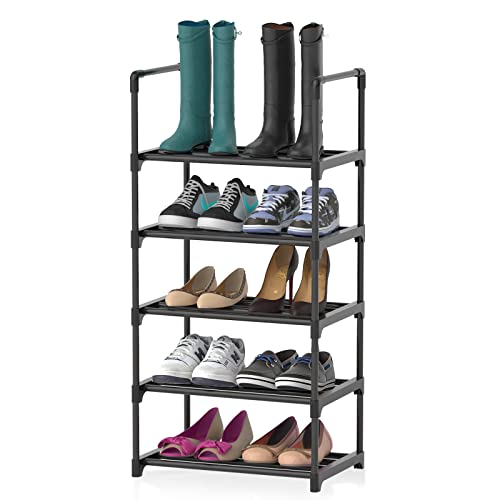 Mavivegue 9 Tiers Shoe Rack and Mavivegue5 Tier Shoes Rack for Closet Entryway