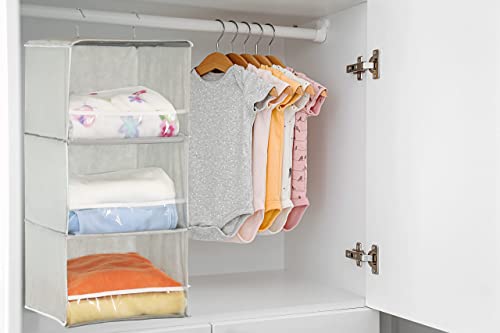 Simple Houseware Hanging Closet Organizers Storage, 6 Shelves + 3 Shelves