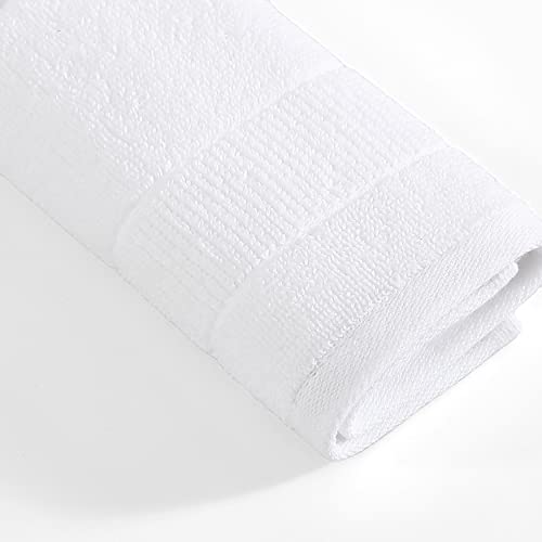 Tommy Bahama- Washcloths, Absorbent & Fade Resistant Cotton Towel Set, Fashionable Bathroom Decor (Island Retreat White, 12 Piece)