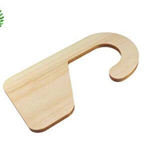 WOO Japanese Cypress Hang-up,Japanese Eco-Friendly Product-100% Natural Cypress Block for Storing Clothes, Aromatic Cypress Ball Hanger, Storage Accessory Closet & drawe(Made in Japan)(Wood-5)