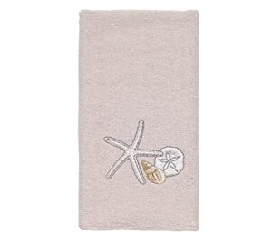 avanti linens - fingertip towel, soft & absorbent cotton towel, beach inspired bathroom accessories (seaglass collection)