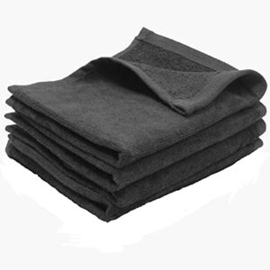 show car guys charcoal grey fingertip towels 100% cotton terry-velour 11" x 18"