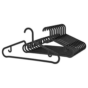 Ikea SPRUTTIG Hanger, Black (Pack of 10)(Polypropylene)