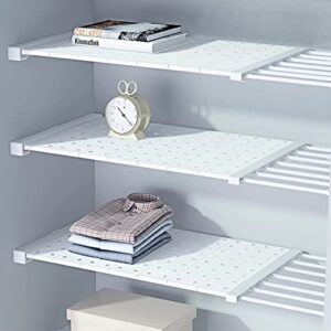 hdaiucov tension shelf, expandable shelf, adjustable shelves for closet/camper 11.81"-15.75"