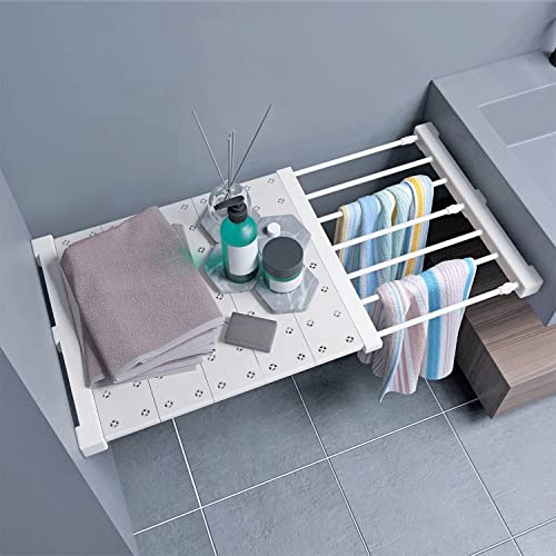 HDAIUCOV Tension Shelf, Expandable Shelf, Adjustable Shelves for Closet/Camper 11.81"-15.75"