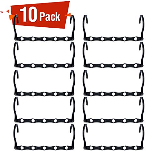 Pretigo Magic Hangers Space Saving Hangers 10 Pack Closet Space Saver Hanger Organizer Multi Hangers Space Saving