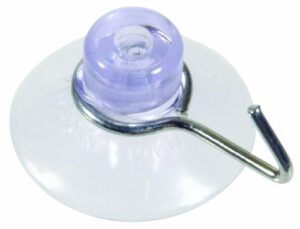 homepak set-screw-kits 121059 small suction cup with hanger, clear, 6 piece