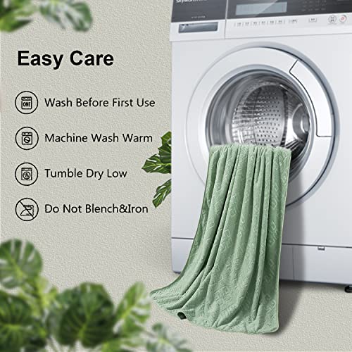 4 Pack Washcloths Set 13"x13",Premium Quality Towel Set for Bathroom, Hotel, Shower, Spa,Gym,Green Washcloths Set Soft and Absorbent & Quick Dry for Daily Use,Soft Microfiber Multipurpose Washcloths