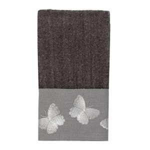 avanti linens 039174 gte yara fingertip towel, one size, granite