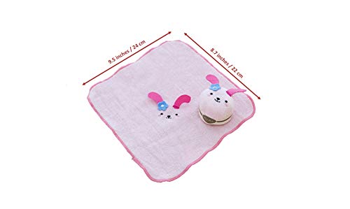 3D Colorful Towel 100% Cotton Cute Kids Washcloth Gift Set for Kids 8.7 x 9.5 inch (Chicken, Rabbit, Penguin, Panda)