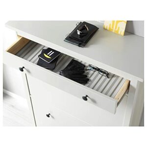 IKEA Hemnes Shoe Cabinet With 2 Compartments, White