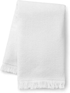 georgiabags set of 3 terry cotton fingertip hand towels, cotton, size 11"x18", hemmed ends, sport towel, high absorbent