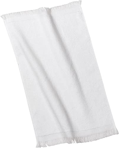 GEORGIABAGS Set of 3 Terry Cotton Fingertip Hand Towels, Cotton, Size 11"x18", Hemmed Ends, Sport Towel, High Absorbent