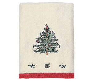 avanti linens spode - hand towel, soft & absorbent cotton towel (red)