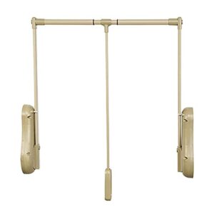 pull-down wardrobe hanger, adjustable closet rod wardrobe lifter storage rack, large telescopic hanger, save space, can bear 30kg (size : 850-1150mm)