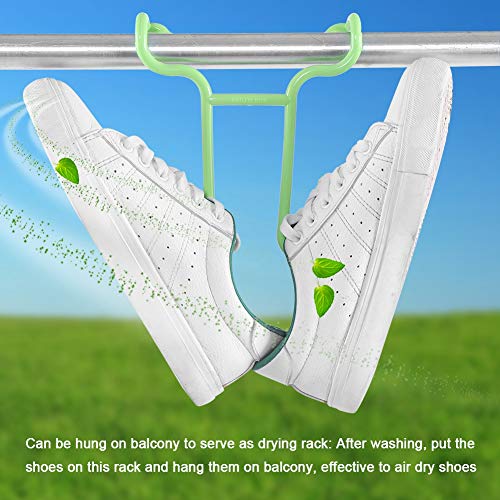 Germer Children Shoes Rack, PP Safe Ecofriendly Easy to Use Children Shoes Drying Rack, Tidy Durable for Home(Green)