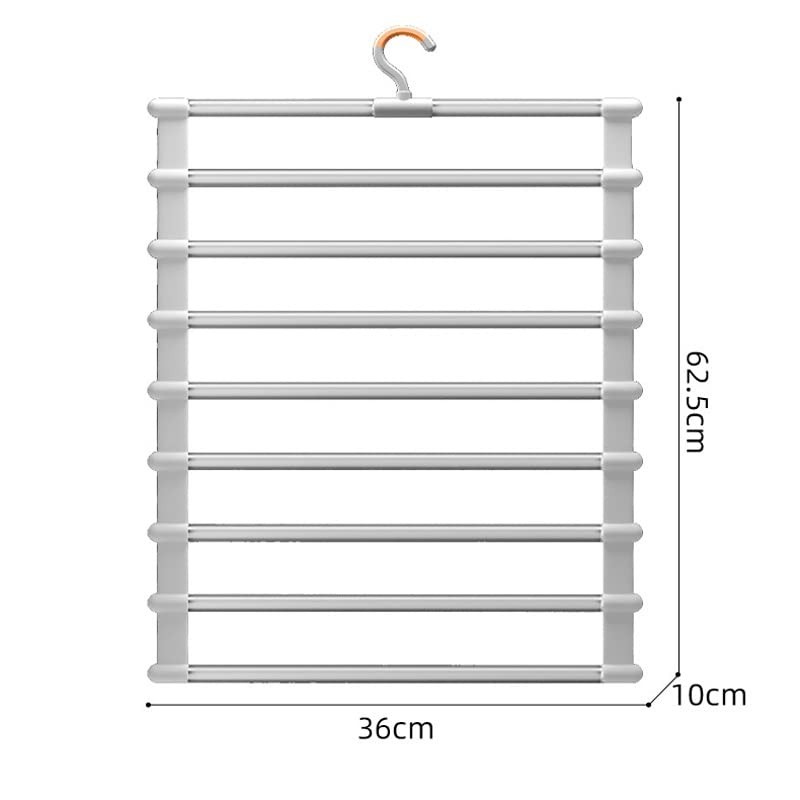 N/A Portable Storage Hanger Pants Rack Multifunctional Storage Rack ( Color : OneColor , Size : 36*62.5cm )