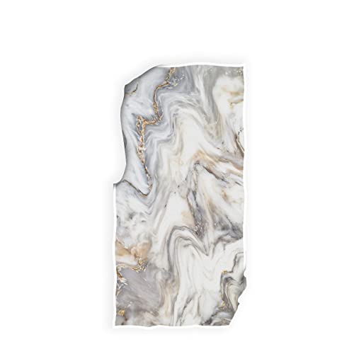 Wamika White Gold Marble Hand Bath Towel Shower Towels Set Gray Tie Dye Kitchen Hanging Gym Fingertip Bathroom Towel Highly Absorbent