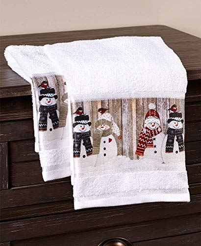 The Lakeside Collection Snowplace Like Home Hand Towel