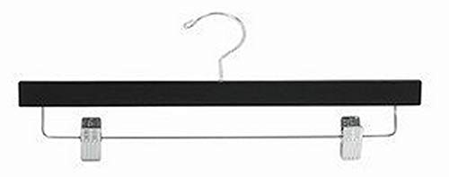 Only Hangers Black Wooden Pant/Skirt Hanger (Pack of 10)