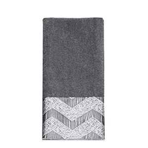 avanti linens - fingertip towel, soft & absorbent cotton towel (chevron galaxy collection)