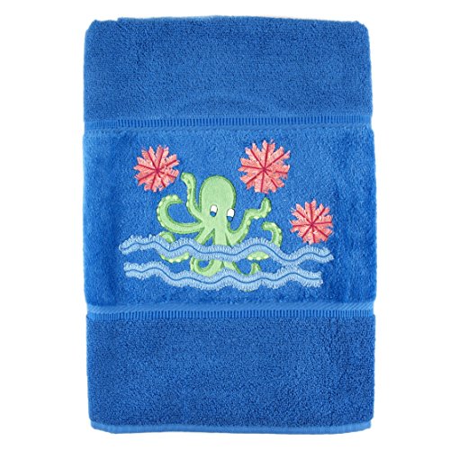 BigKitchen Octopus Garden Embroidered Luxury Hand Towel