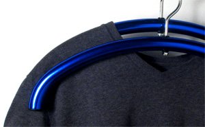 Precision Hanger in Gold with Felt. The Dimple & Crease Free Hanger Solution-Click "2 New" for Other Offers!