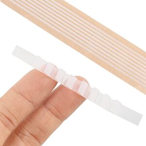 naiencraft, pack of 100 non-slip rubber hanger grips hanger strips clear grip hanger for hangers