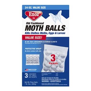 enoz old fashioned moth balls - 24 oz.