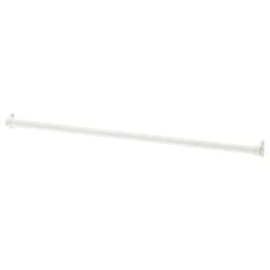 komplement pax wardrobe clothes rail, white closet rod hanging storage organizer 55 cm