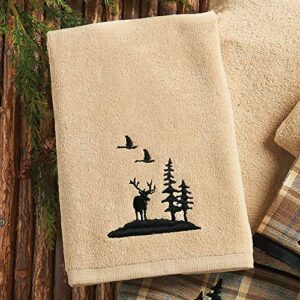 black forest decor wildlife timberland fingertip towel
