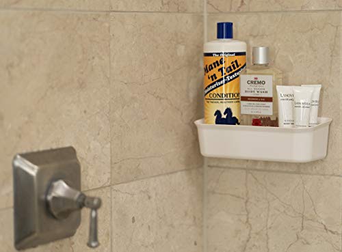 LINDSAYIT Suction Cup Shower Caddy Shelf Rectangle