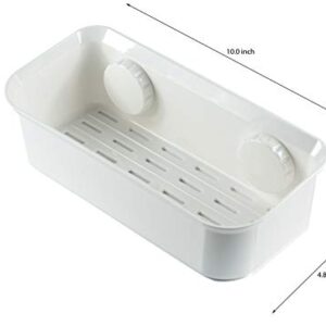 LINDSAYIT Suction Cup Shower Caddy Shelf Rectangle