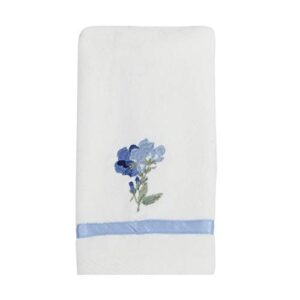 croscill fingertip towel, 11" x 18" / 1-pack, blue
